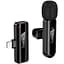 Микрофон Hoco L20 Lightning Fair Wireless Microphone 2.4G 5-15m черный - миниатюра 1