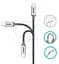 Кабель Choetech XCC-1002-GY, премиум якисть USB 2.0 C-тато/C-тато, 1,8 м. (XCC-1002-GY) - миниатюра 2