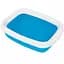 Туалет для котів з рамкою MPS Beta Maxi Blue 49x39x13 см - мініатюра 1