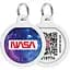 Адресник для собак и кошек Waudog Smart ID с QR паспортом NASA21, S, диаметр 25 мм - миниатюра 1