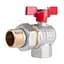 Кран кульовий "Американка" SD Plus кутовий 3/4" ВЗ SD222W20 - мініатюра 1