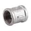 Муфта чавунна оцинкована з'єднувальна рівнопрохідна 1 1/2"х1 1/2" ВВ DN40 30412 - мініатюра 1