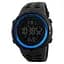 Наручний годинник чоловічий Skmei 1251 Black Blue, 1251BU (12292) - мініатюра 1