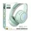 Бездротові навушники MSL-911 Bluetooth повнорозмірні HI-FI звук Extra Bass LED підсвічування зелений - мініатюра 2