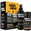 Камуфляж для залысин Nishman Hair Building Keratin Fiber пудра 20г + фиксатор 100мл темно-коричневый - миниатюра 1