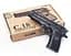 Іграшковий пістолет для страйкболу Airsoft Gun C.18 реалістична ігрова модель Чорний - мініатюра 5