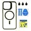 Чохол із підставкою MagSafe TPU PC Metal Stand Case Apple iPhone 15 Pro Max Green - мініатюра 2