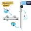 Змішувач термостатичний для душу Grohe QuickFix Precision Flow 34805001, Хром - мініатюра 11