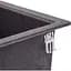 Кухонная мойка Lidz 460x515/200 GRF-13 графит (LIDZGRF13460515200) - миниатюра 4