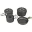 Набір посуду Bo-Camp Explorer 4 Pieces 19 Hard Anodized Grey/Green (2200241), Сірий - мініатюра 1