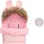 Зимовий конверт MoMi Sleeping bag pink рожевий - мініатюра 6