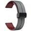 Силіконовий ремінець Classy для Smart Watch 20mm Grey / Plum - мініатюра 2