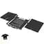 Акумулятор Apple A1819 (A1706 Macbook Pro Retina 13 2016-2017) 11.4V 4314 mAh Black - мініатюра 2