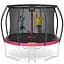 Батут із внутрішньою сіткою 4FIZJO Premium 8FT 252 см 4FJ0603 Black/Pink (P-5907739314550) - мініатюра 1