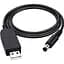 Кабель China USB-DC 5v-12v (1m) (USBDC512) - мініатюра 1