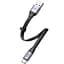 Кабель Baseus Simple HW Cable USB to Type-C 40W 0.23m CATMBJ-BG1 Black-Grey - мініатюра 3