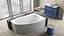 Ванна акрилова Radaway Naxia 170x110 права + ніжки + сифон R135L (WA1-33-170x110P) - мініатюра 3