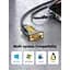 Кабель для передачі даних USB to COM M 2.0m DB9 RS-232 CR104 black Ugreen (20222) - мініатюра 9