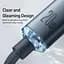 Кабель Baseus Crystal Shine Series Fast Charging Data Cable Type-C to iP 20W 2m CAJY000301 Black - миниатюра 5