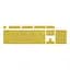 Набор клавиш HATOR First Ukrainian PBT Keycaps Yellow (HTS-139) - миниатюра 1