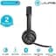 Навушники JLAB Go Work Wireless Headset Black (IEUHBGOWORKRBLK4) - мініатюра 2