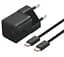 Сетевое зарядное устройство Baseus GaN5 Fast Charger(mini) 1C 20W EU Cluster Black + Baseus Dynamic 3 Series Fast Charging Data Cable Type-C to Type-C (P10110900113-00) - миниатюра 1
