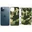 Захисна плівка SKLO Back (тил+грани) Camo для Apple iPhone 12 (6.1) Зелений / Army Green - мініатюра 1