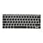 Накладка на клавіатуру DK для Apple MacBook Pro 13" 2016 - 2017 UK силікон чорний (06788) - мініатюра 1
