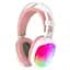 Бездротова ігрова гарнітура P890 RGB Bluetooth навушники з мікрофоном 40 мм драйвери 18 годин роботи помаранчовий - мініатюра 1