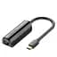 Перехідник USB-C to RJ45 Ethernet 100Mbps Vention (CFABB) - мініатюра 1