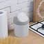 Відро для сміття MBM My Home з кришкою 1.6 л сіре (BIN-10 1.6L GRAY) - мініатюра 7