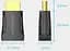 Перехідник Vention HDMI Male to HDMI Female Black (AIMB0-2) 2 штуки - мініатюра 3