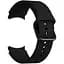 Ремінець для Samsung Galaxy Watch FE - чорний ширина кріплення 20мм силікон розмір L Watchbands Galaxy Color (FEWB42361910) - мініатюра 1