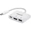 Док-станція USB3.1 Type-C --> HDMI/USB 3.0/PD 60W 4-in-1 White Manhattan - мініатюра 1