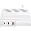 Зарядний пристрій Usams US-CC160 P1 65W Super Si Fast Charging USB Extension Socket white - мініатюра 1