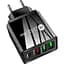 Зарядний пристрій Mirrow 3 USB Type-C Super Charge/Quick Charge 36W Black (498567566) - мініатюра 1