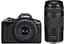 Цифровий фотоапарат Canon EOS R50 + RF-S 18-45 IS STM + RF 75-300 Black (5811C150BA) - мініатюра 1