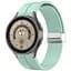 Ремінець для Samsung Galaxy Watch 4 44mm - бірюзовий ширина кріплення 20мм силікон Watchbands Cls (W14-4WB12281122) - мініатюра 1