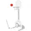 Баскетбольний кошик Mealux Rocket (KD-H011 White) - мініатюра 2