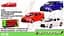 Металева автомодель Автопром Mitsubishi Lancer Evolution 1:41, відкриваються двері (В асортименті) - мініатюра 2