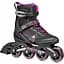 Ролики жіночі Rollerblade Zetrablade Women 230 Чорний-Рожевий - мініатюра 1