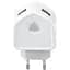 Зарядний пристрій INKAX CD-18 Travel charger + Lightning cable 2USB 2.1A White - мініатюра 2