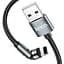 USB Cable Hoco U94 Universal Rotating Lightning Black 1.2m - мініатюра 3