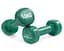 Гантель вінілова PowerPlay 4125 Achilles 2*1,5 кг Зелені 2 шт (PP_4125_1,5kg_2in) - мініатюра 2