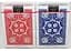 Карти гральні United States Playing Card Company Tally-Ho Fan Back Standard Index (red blue) (PC_THFB) - мініатюра 2