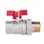 Кран кульовий "Американка" SD Plus 1" ВЗ прямий SD220W25 - мініатюра 3
