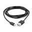Дата кабель USB 2.0 AM to Micro 5P PVC 1.8m black Vinga (VCPDCM1.8BK) - мініатюра 2