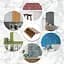 Мозаїка дзеркальна Wall Sticker 298х298х4.5 мм Оранж SW-00002360 - мініатюра 5