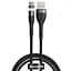 Кабель Baseus Zinc Fabric Magnetic Cable USB to MicroUSB 3A 1m CAMXC-KG1 Black-Grey - мініатюра 1
