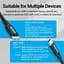 Кабель Vention USB 3.0 C Male to Micro-B Male 2A Cable 0.5M Black (CQABD) - мініатюра 8
